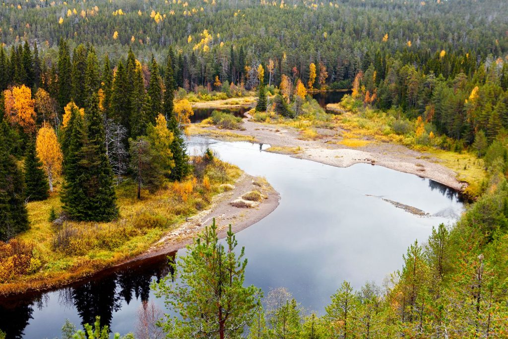 национальный парк Оуланка в Финляндии